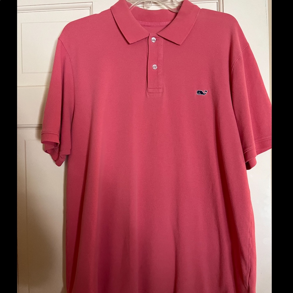 Vineyard Vines salmon Men’s polo